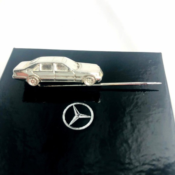Vintage MERCEDES BENZ Stick Pin in Gift Box Made in Danhausen Germany - Picture 1 of 6